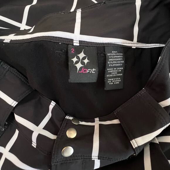 Jofit Black & White Grid Skort – Sz 2 - Picture 6 of 6
